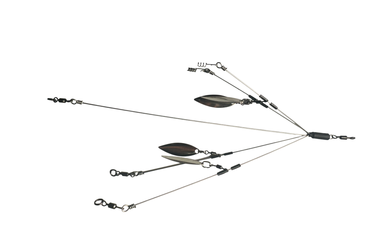 G-Funk Baits 4 Bladed Cali Silver