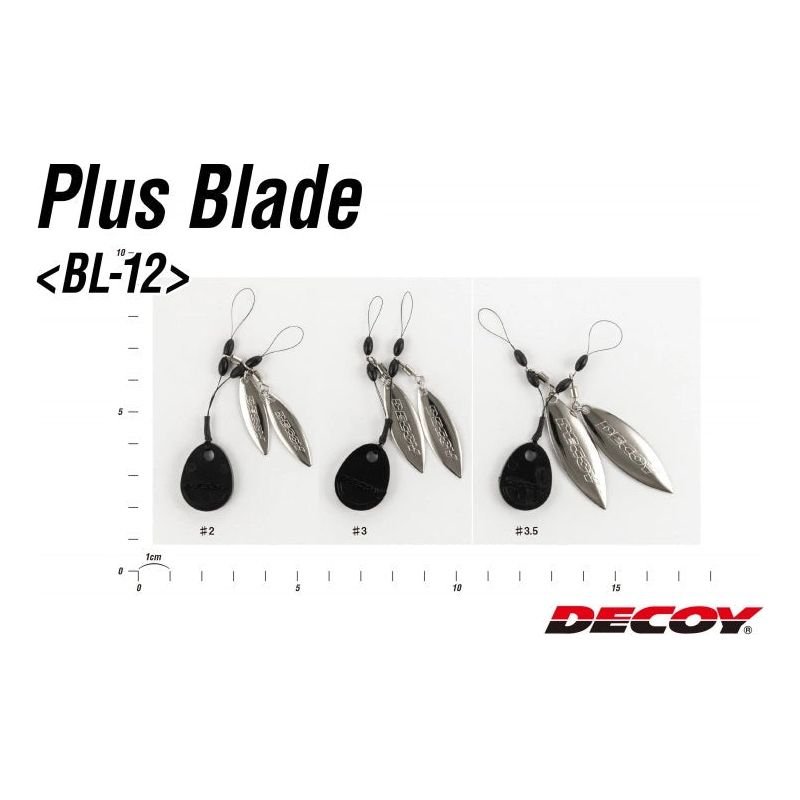 Decoy Plus Blade Willow Leaf Silver BL12S - Tackle Shack TX