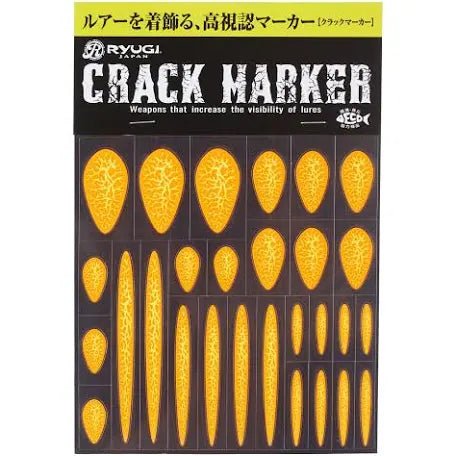 Ryugi Crack Marker Swimbait/Topwater Visibility Sticker - Tackle Shack TX