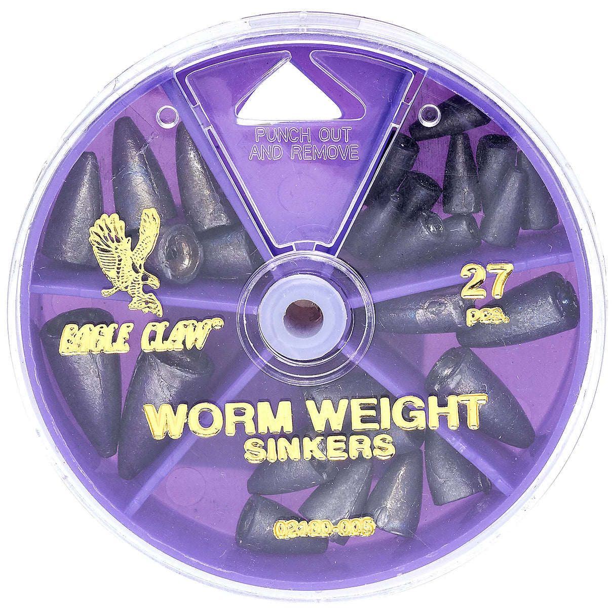 Eagle Claw Worm Weight Sinker Assortment (27 pcs)