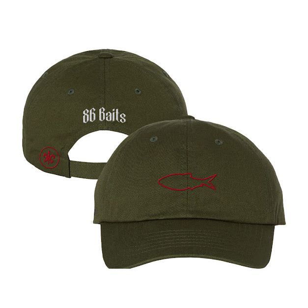86 Baits - Outline Dad Hat - Tackle Shack TX