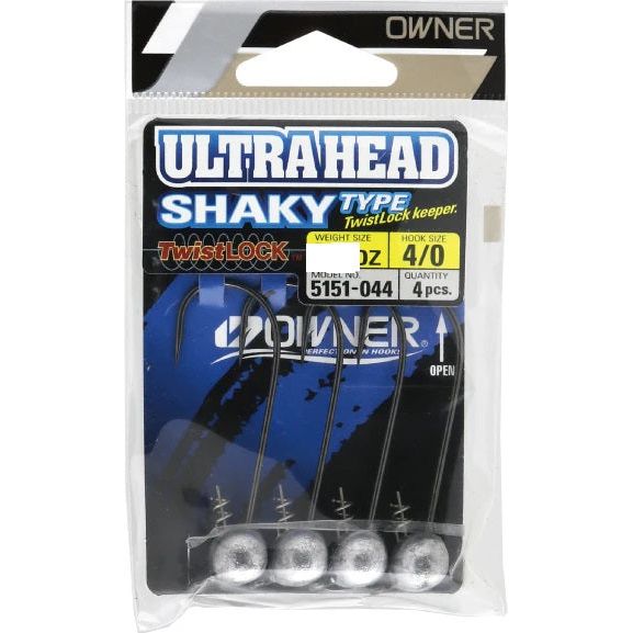 Owner Ultrahead Shaky Twistlock 4/0 Hook - Tackle Shack TX