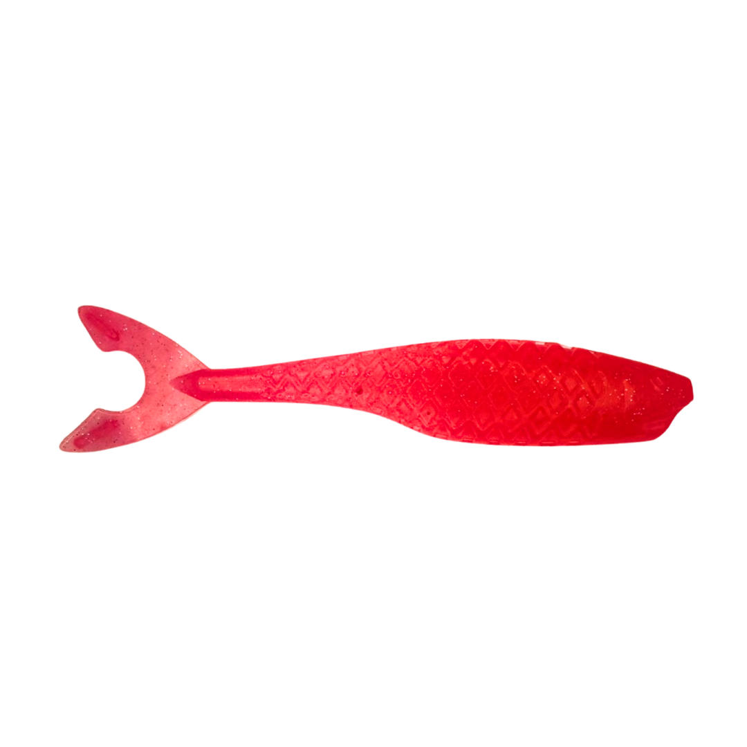 Bash Minnow soft plastic bass lure in Alien D - Pink