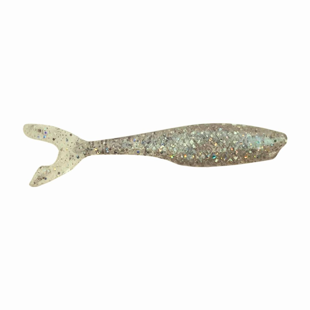 Bash Minnow soft plastic bass lure in HoloFish