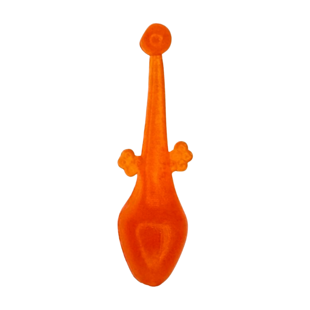 The Tadler soft plastic bass lure in Neo Orange