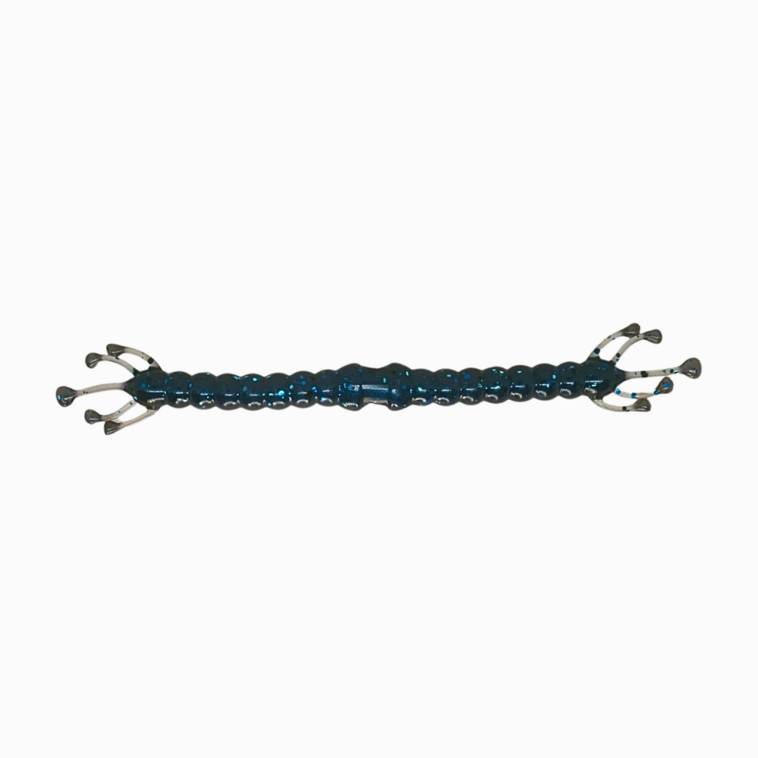 Wacky Alien wacky rig bait in Black and Blue color