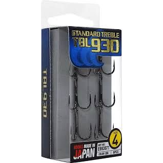 TBL930 Premium Treble Hook Black Nickel - Tackle Shack TX