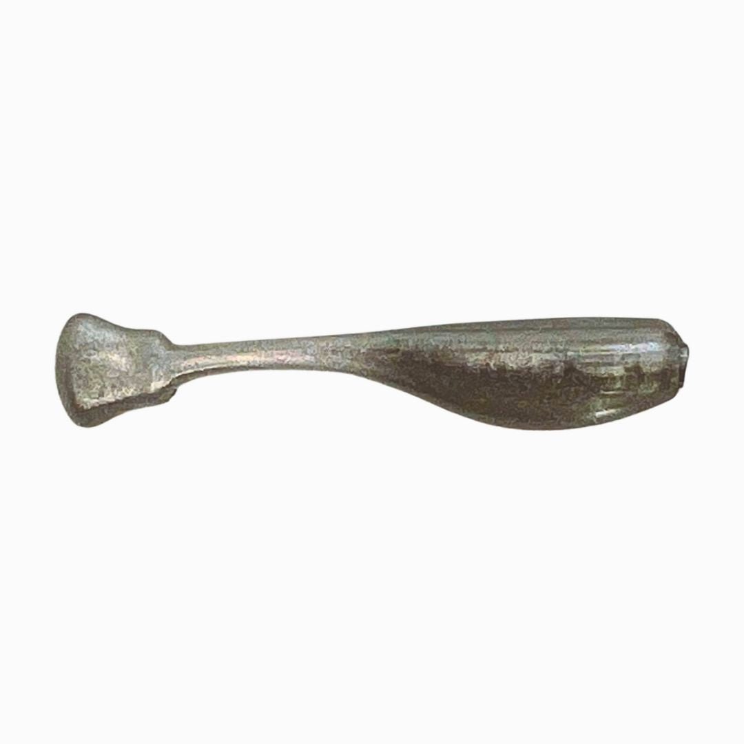 Freefall Fry soft plastic bass lure in Silver Fish