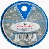 Bullet Weights Round Split Shot 78pc - Tackle Shack TX