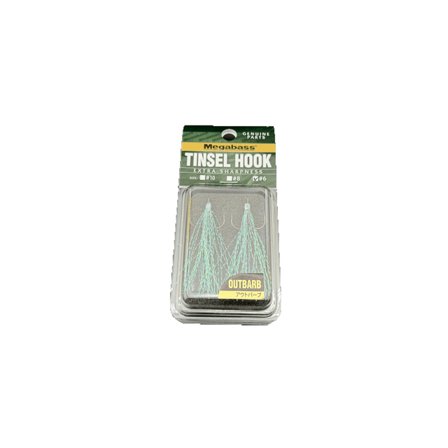 MEGABASS TINSEL HOOK 6 Outbarb - Tackle Shack TX