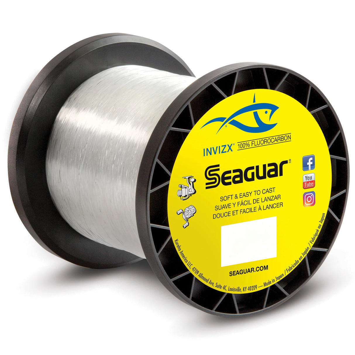Seaguar InvizX Fluorocarbon Line 1000yd