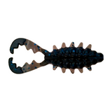 Baby Bio Craw soft plastic bass lure in Black and Blue color