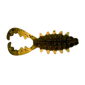 Baby Bio Craw finesse fishing bait in Green Pumpkin color