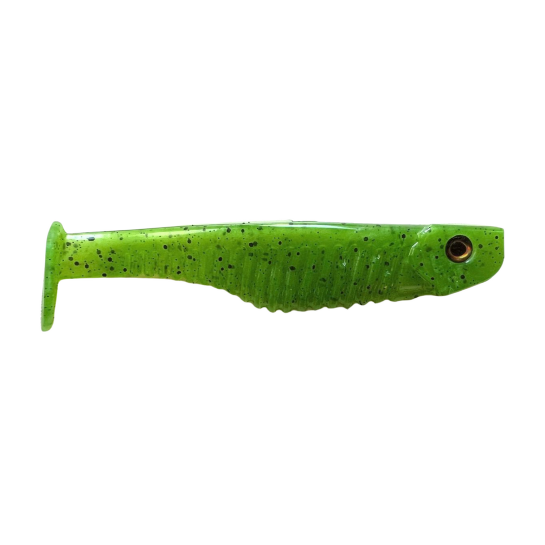 Bone Thug soft plastic bass lure in Burned Lime
