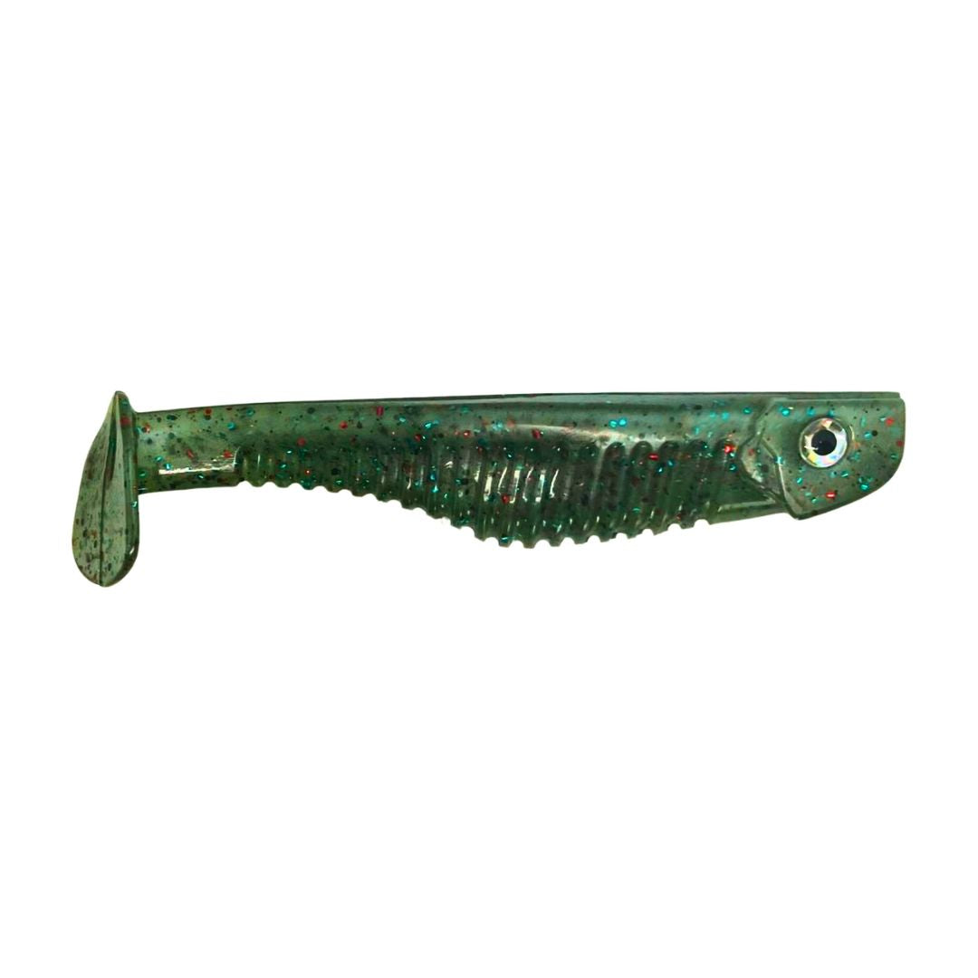 Bone Thug soft plastic bass lure in Guacamole