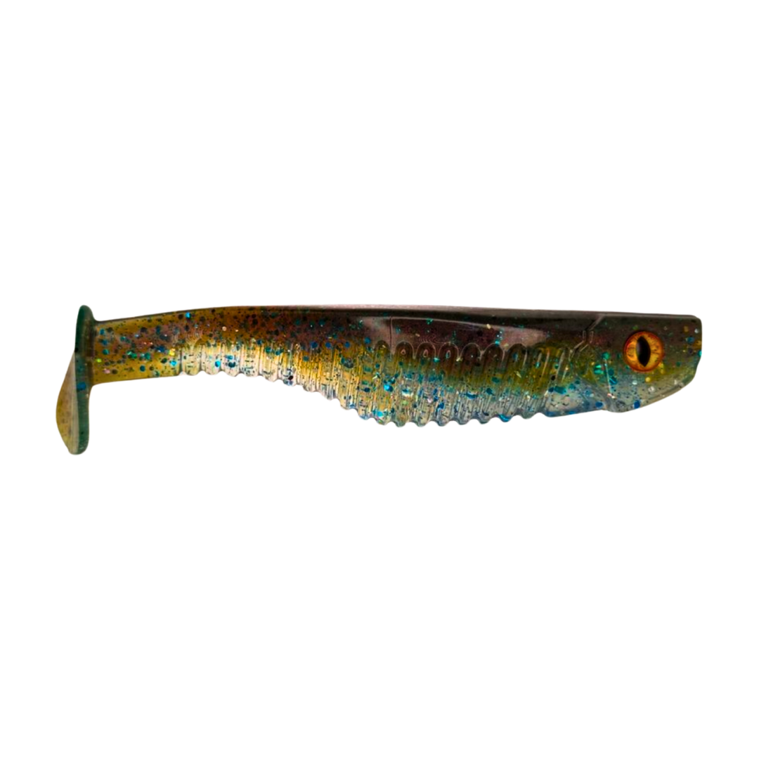 Bone Thug soft plastic bass lure in Lady Bird Shad