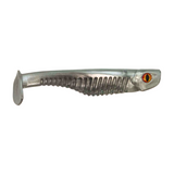 Bone Thug soft plastic bass lure in Silver Fish