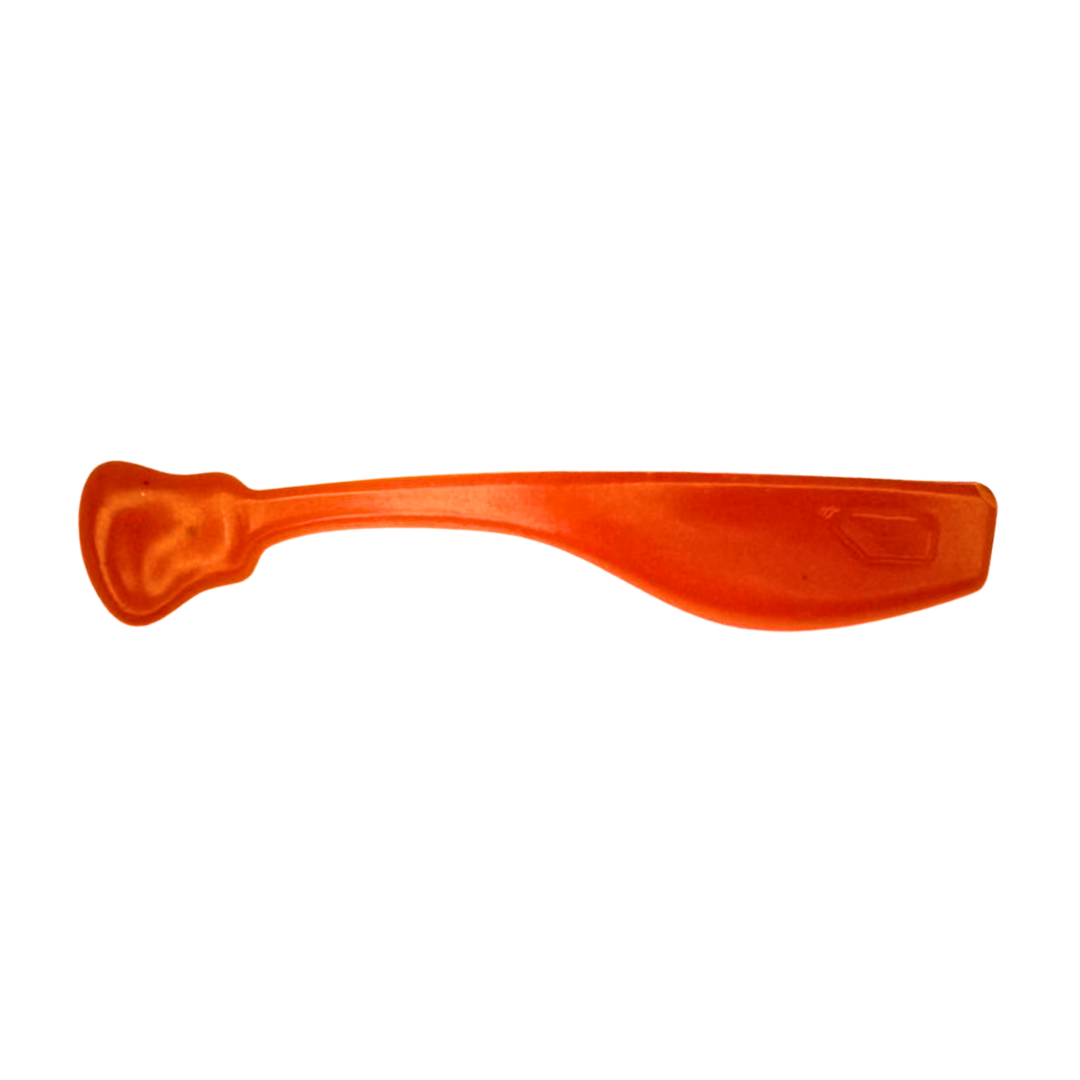 Freefall Fry soft plastic bass lure in Neo Orange