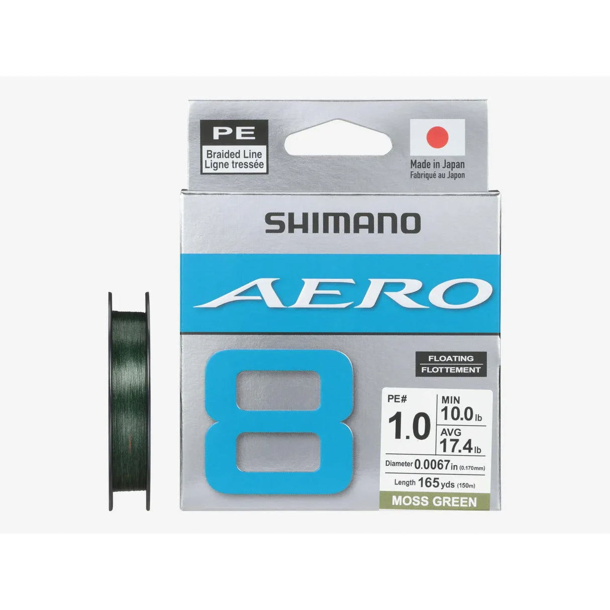 Shimano Aero 8 PE 165yd (Floating Braid)