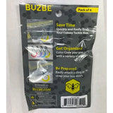 Buzbe - Pull Tab & Hitch Point - Pack of 6 Multi-Color
