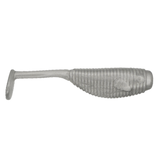 The Phat Paddle soft plastic bass lure in Silver Fish