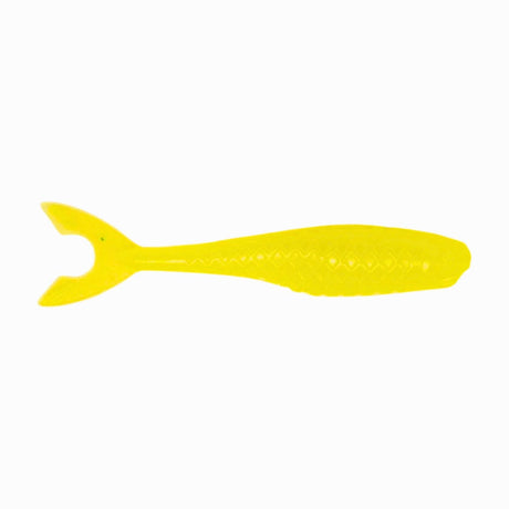 Bash Minnow soft plastic bass lure in Chartreuse