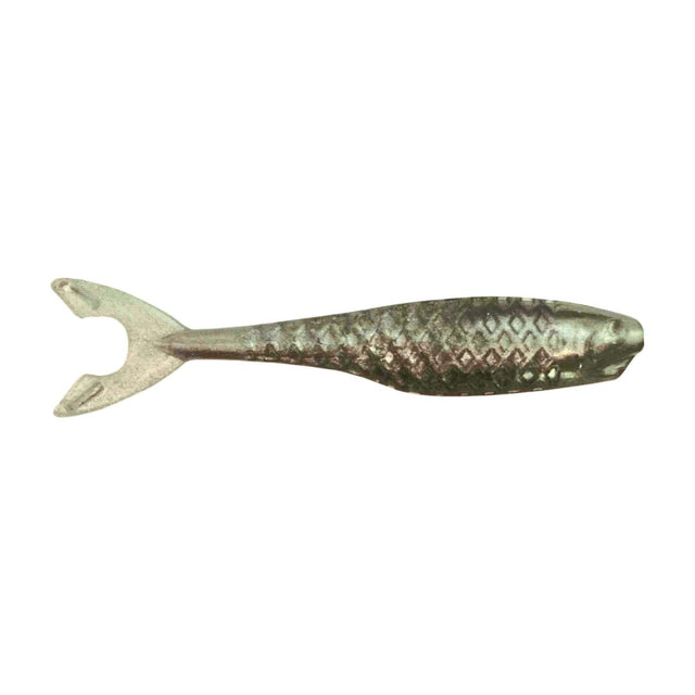 Bash Minnow soft plastic bass lure in SilverFish