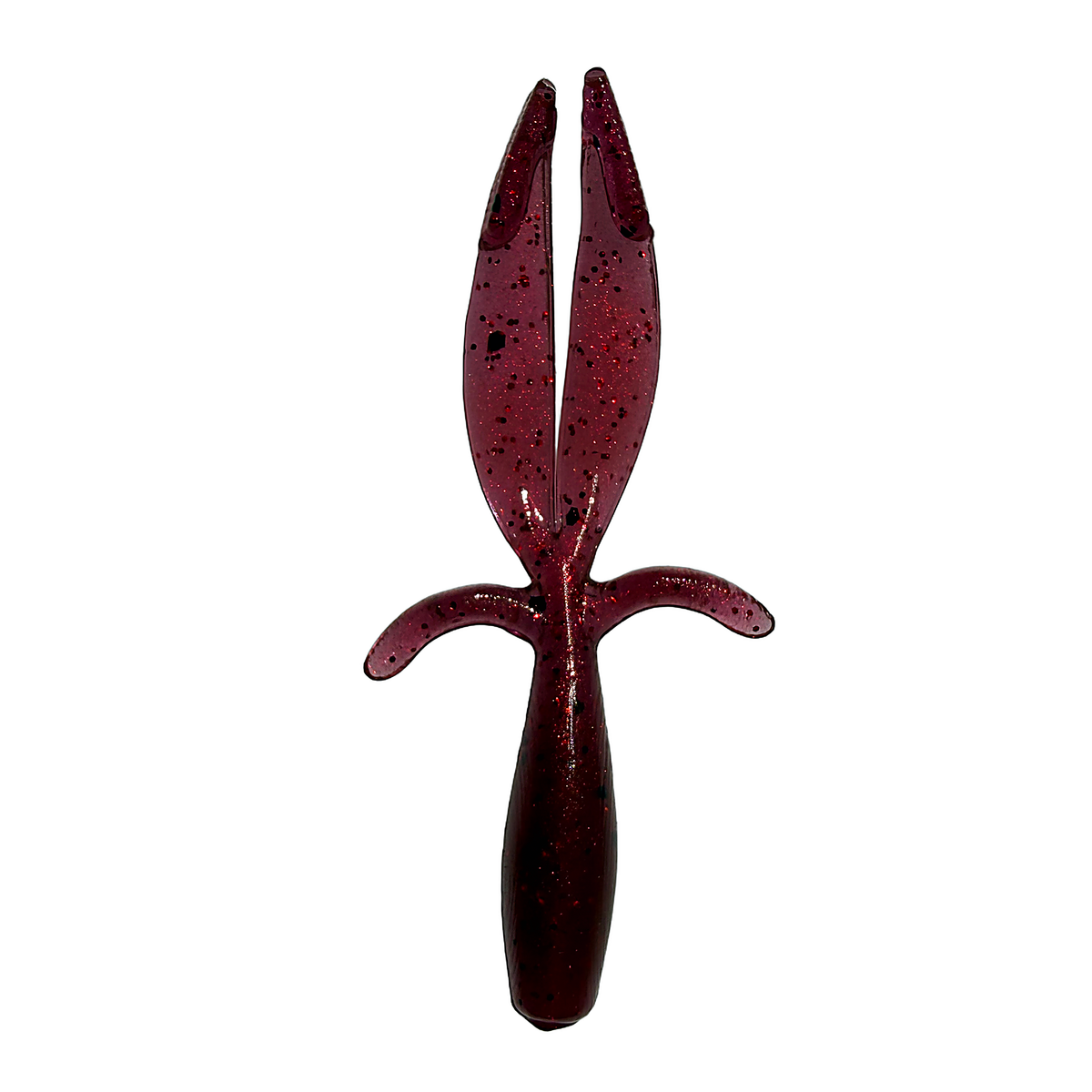 The Fein - BFS Finesse Soft Plastic Lure for Bass Fishing - Bayou Ember