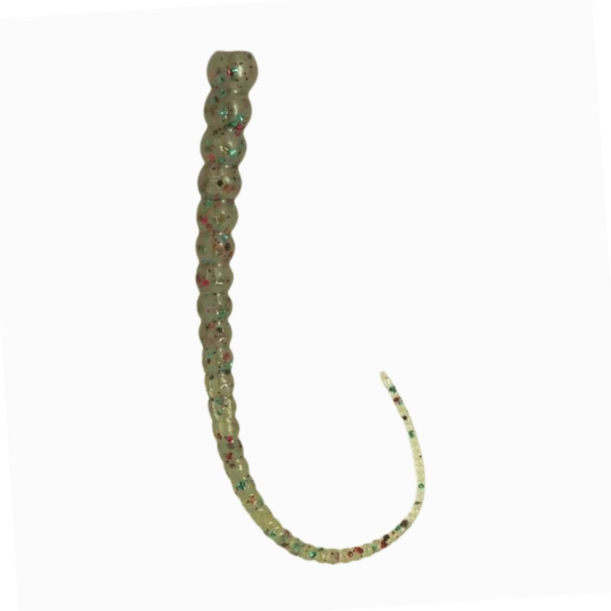 Whip Worm soft plastic bass lure in Guacamole
