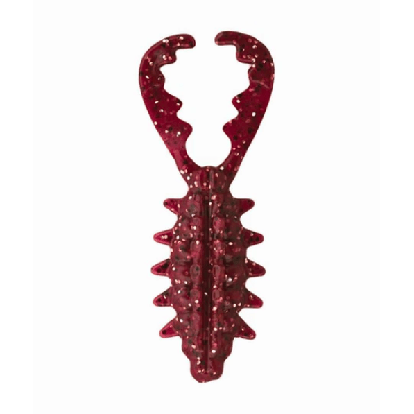 Bio Craw soft plastic bass lure in Red Pepper