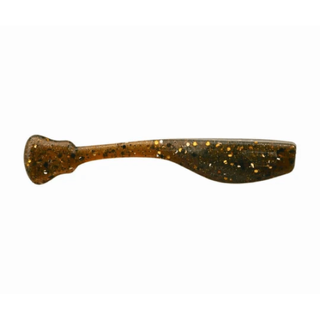 Freefall Fry soft plastic bass lure in Oil Slick