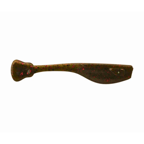 Freefall Fry soft plastic bass lure in Watermelon Red