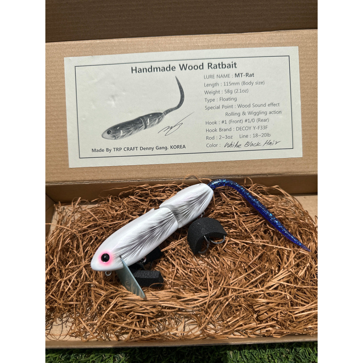 TRP Handmade Wood RatBait (MT-Rat)