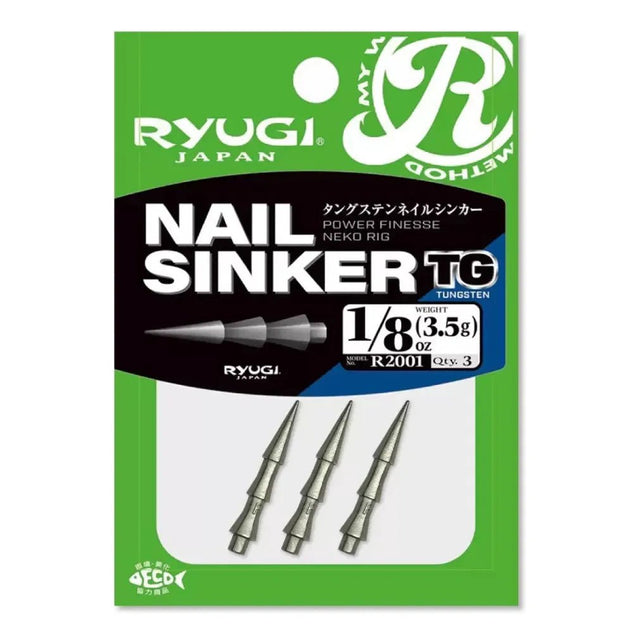 Ryugi Tungsten Nail Sinker - Tackle Shack TX